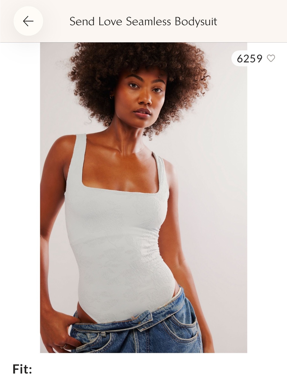 Free People Bodysuit size M/L